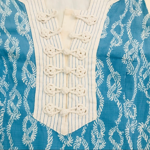 Lilly Pulitzer Cotton Rope Blue Nautical Dress 4 - Picture 8 of 8